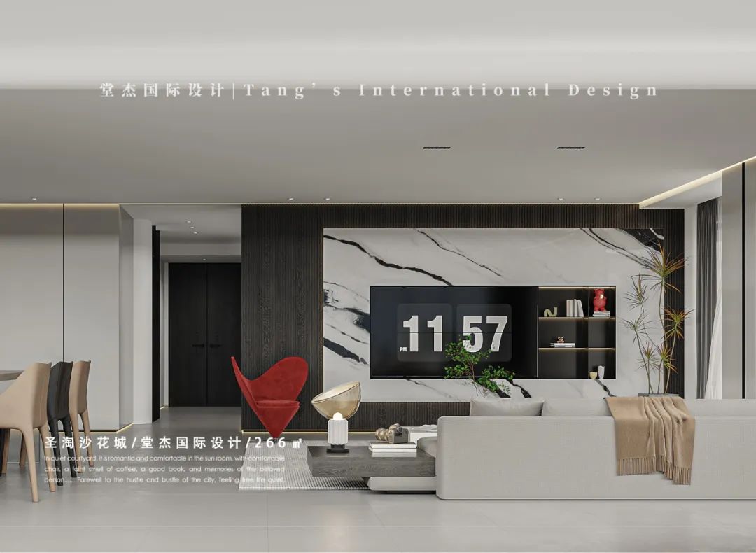 圣淘沙花城现代极简风设计丨中国南京丨堂杰国际设计-25