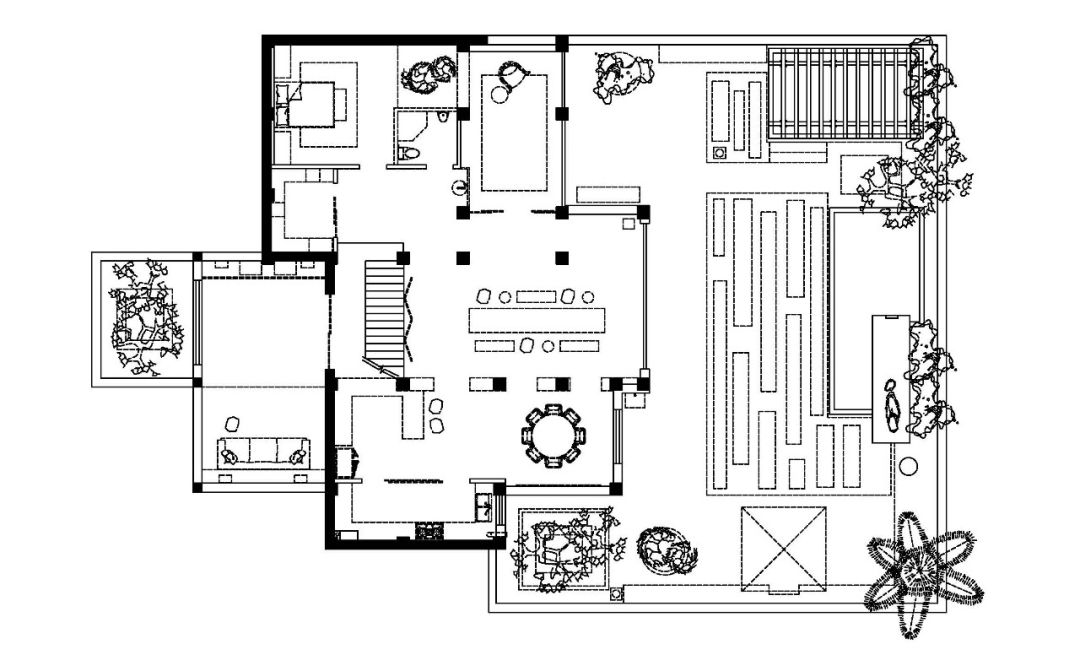 武汉中国院子简约风独栋别墅 | 程小东的留白艺术-37