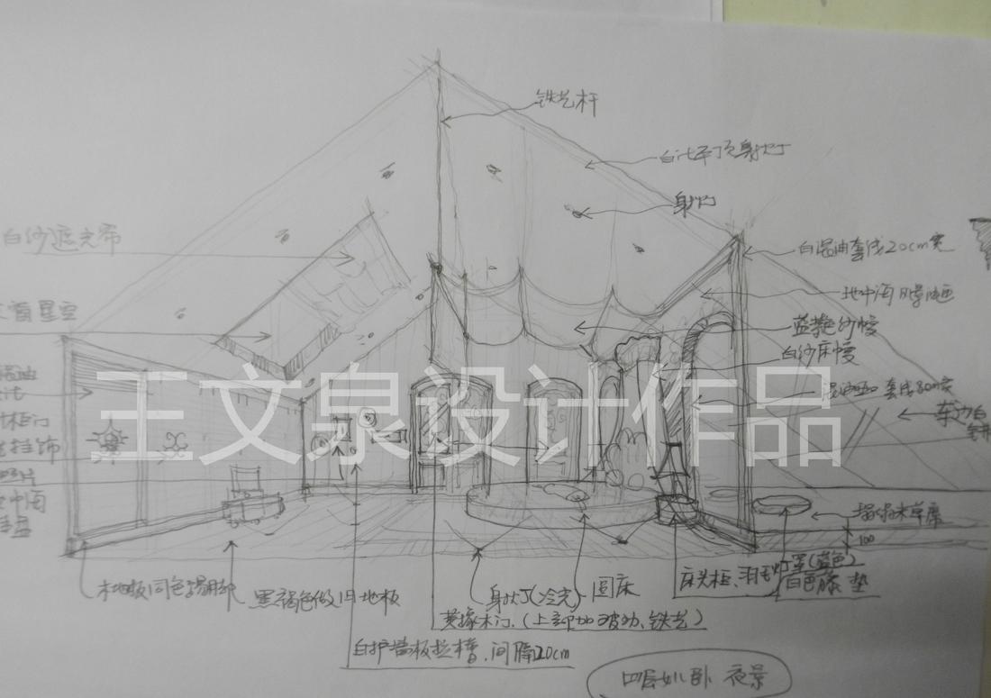 
法式欧式新中式别墅设计作品王文泉13 -22