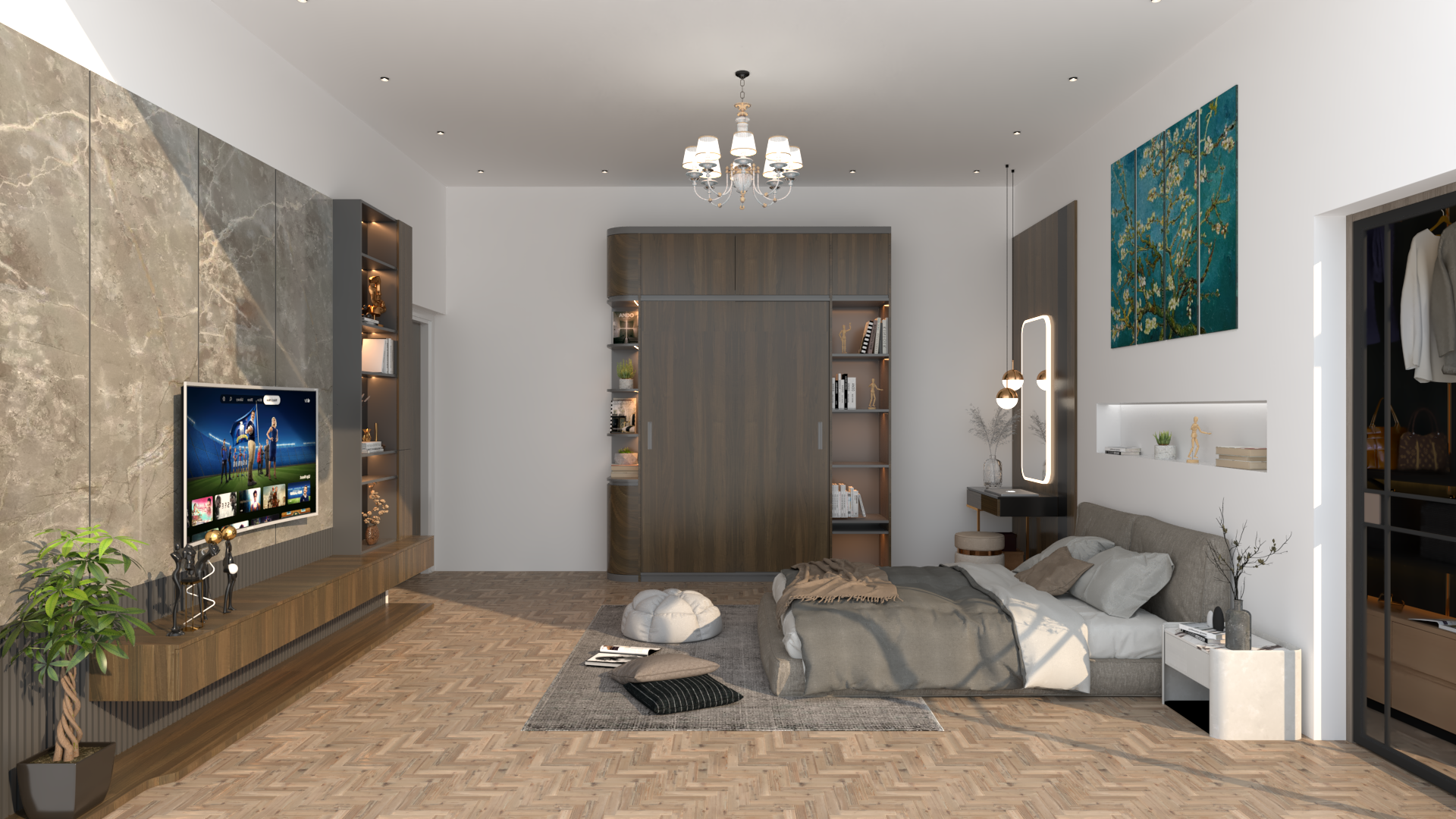2D Details Drawings and 3D Interior Rendering-0