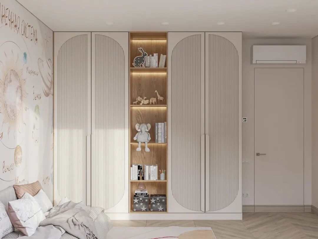 30款儿童房衣柜定制案例丨中国唐山丨业之峰-4