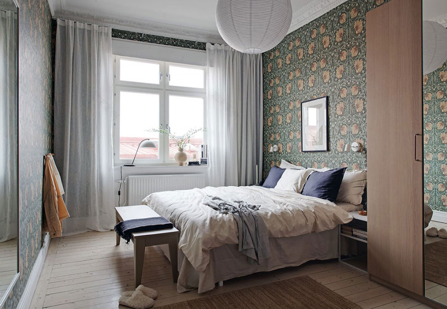 斯德哥尔摩时尚对比风格的美丽公寓-24