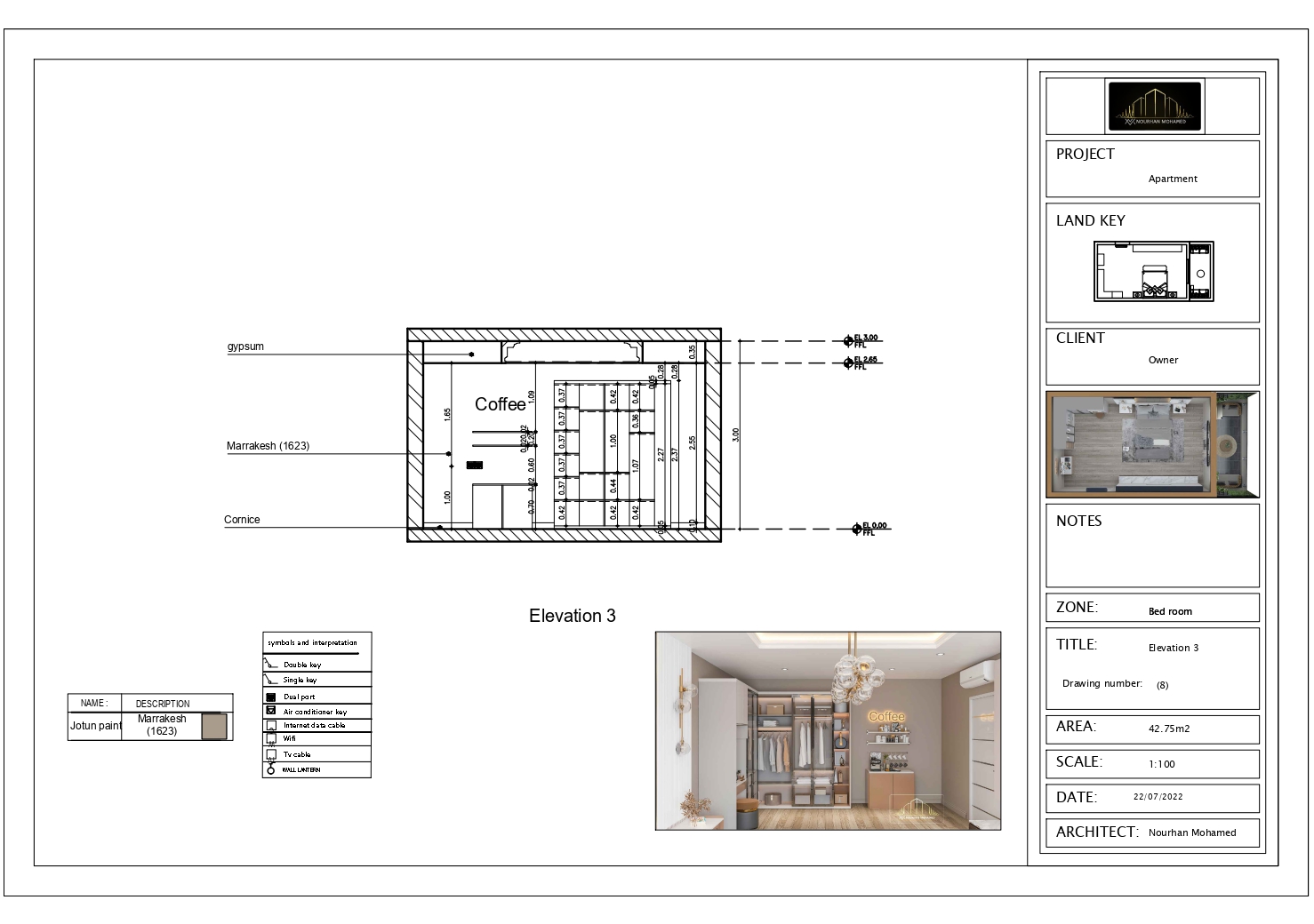 Shop drawing ( Master Bedroom)-8