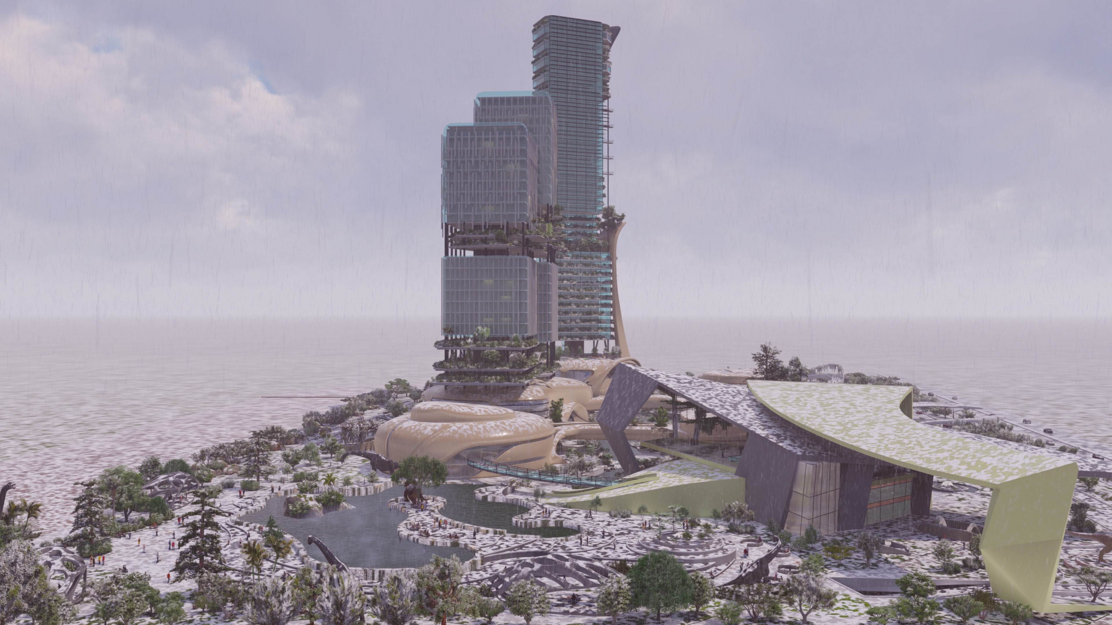 Cultural Forest Dinosaur Mixed use center-13