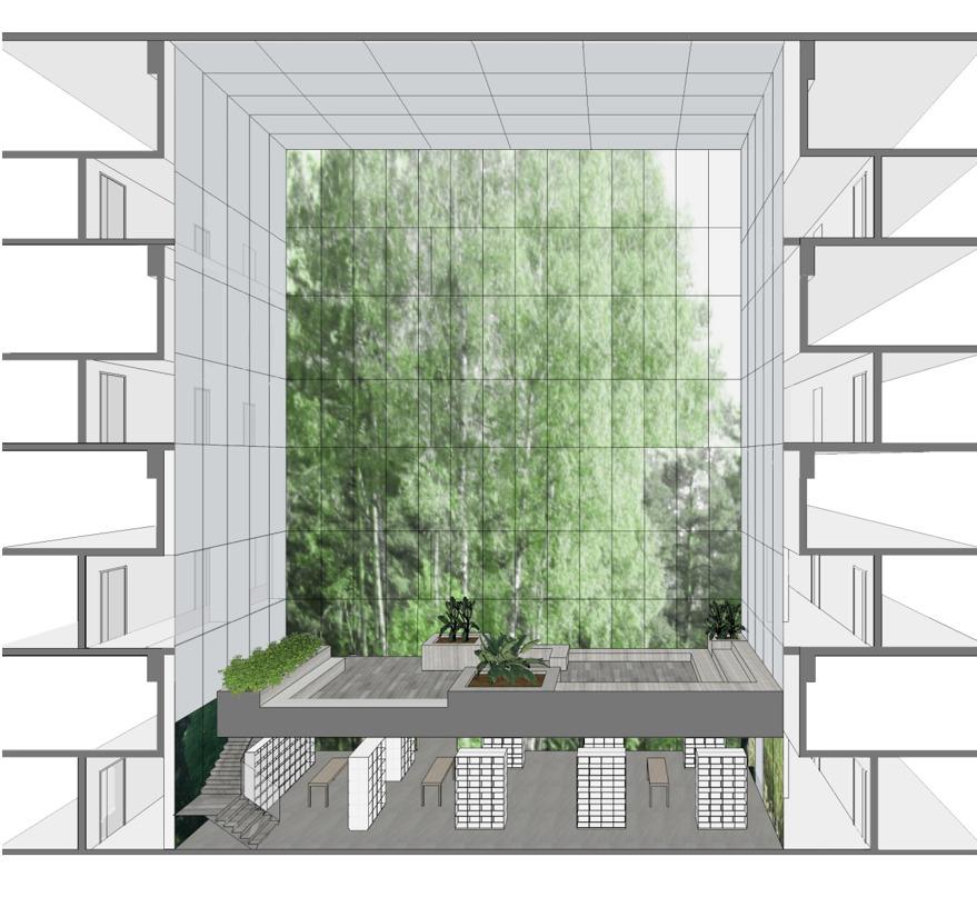 七个小房子 · 高层青年公寓共享中庭改造设计丨柒合（北京）建筑设计有限公司-68