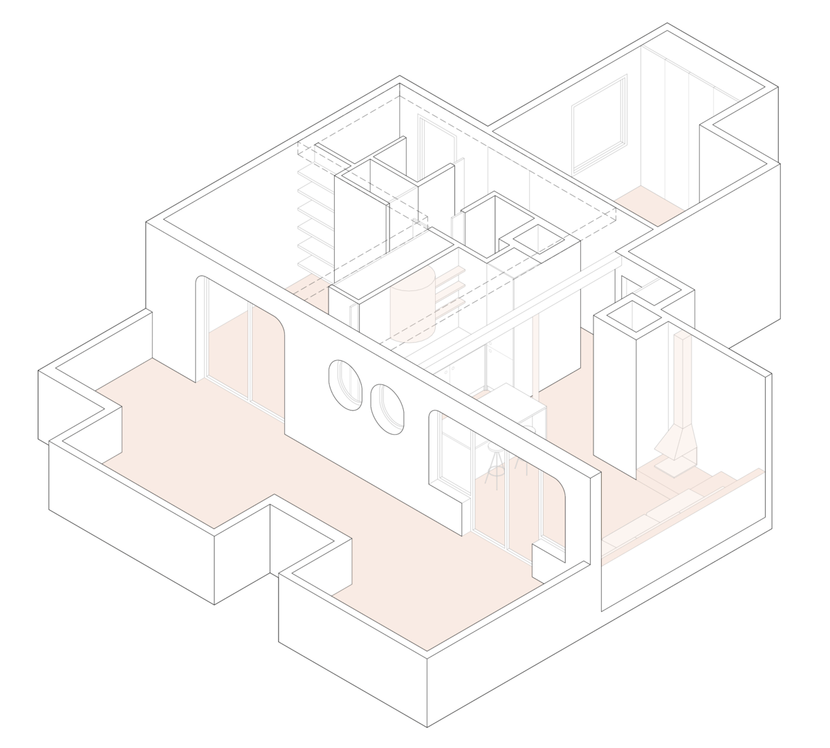 Reforma de un ático de 65m2 y una gran terraza en Esplugues-9