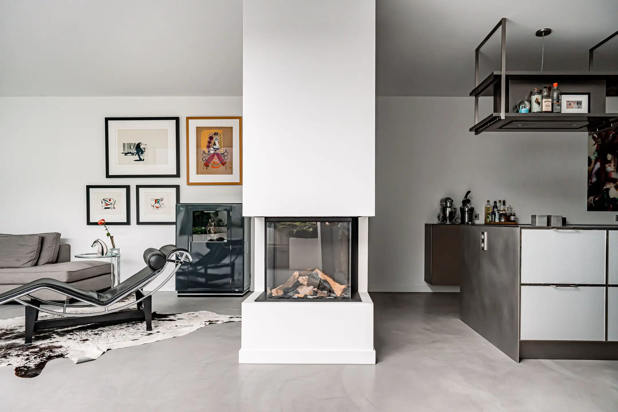 荷兰优雅明亮公寓设计，城市绿意渗透室内-12