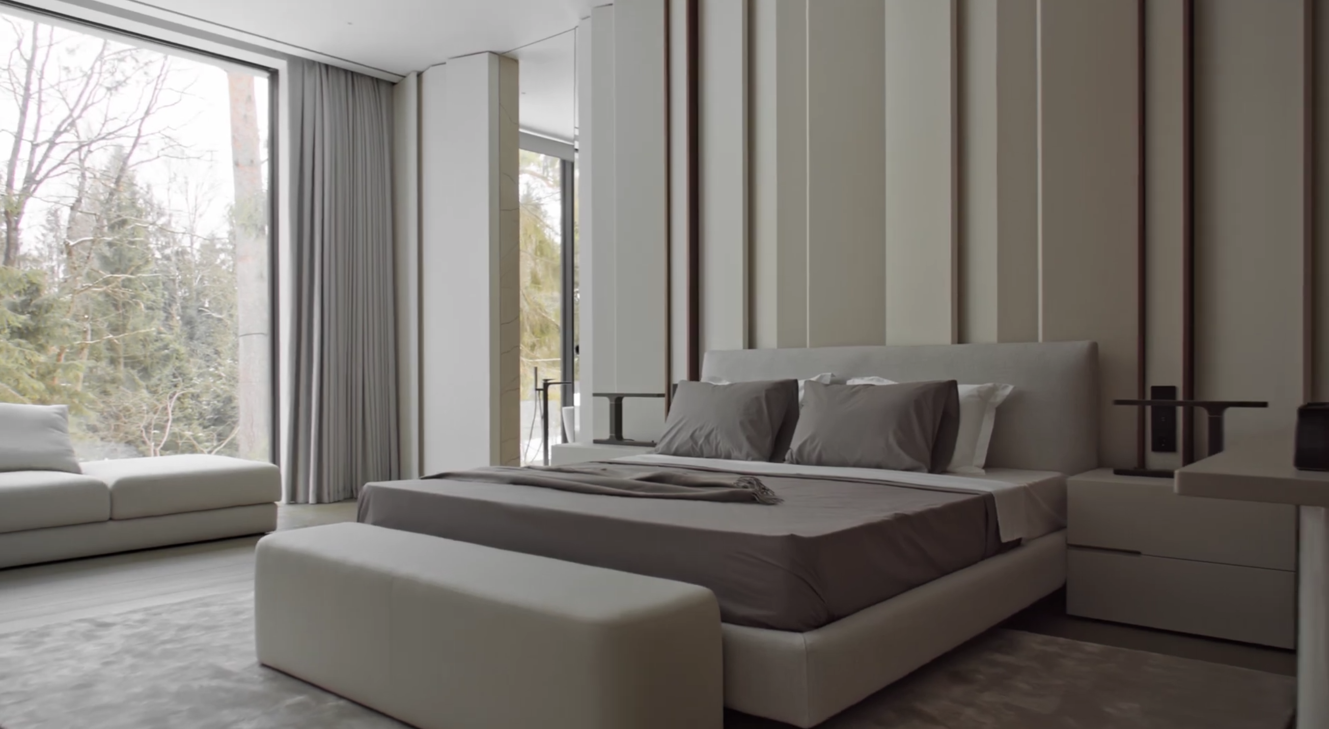 现代简约 森林别墅！-13