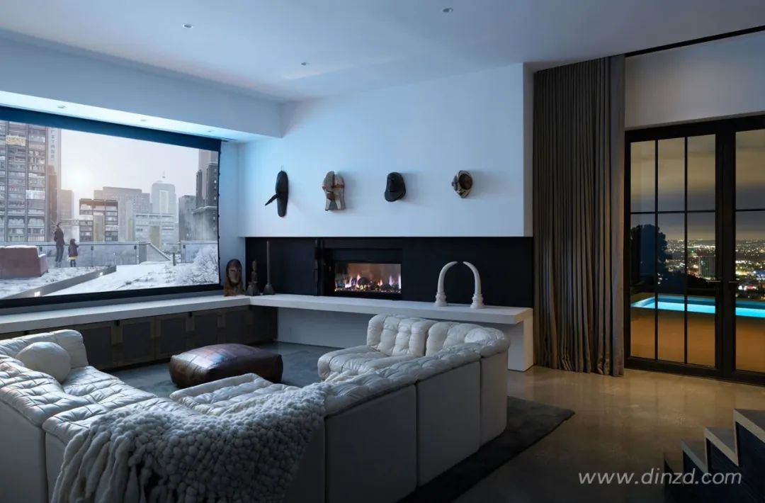 洛杉矶山巅的中世纪城堡与现代生活交融-39