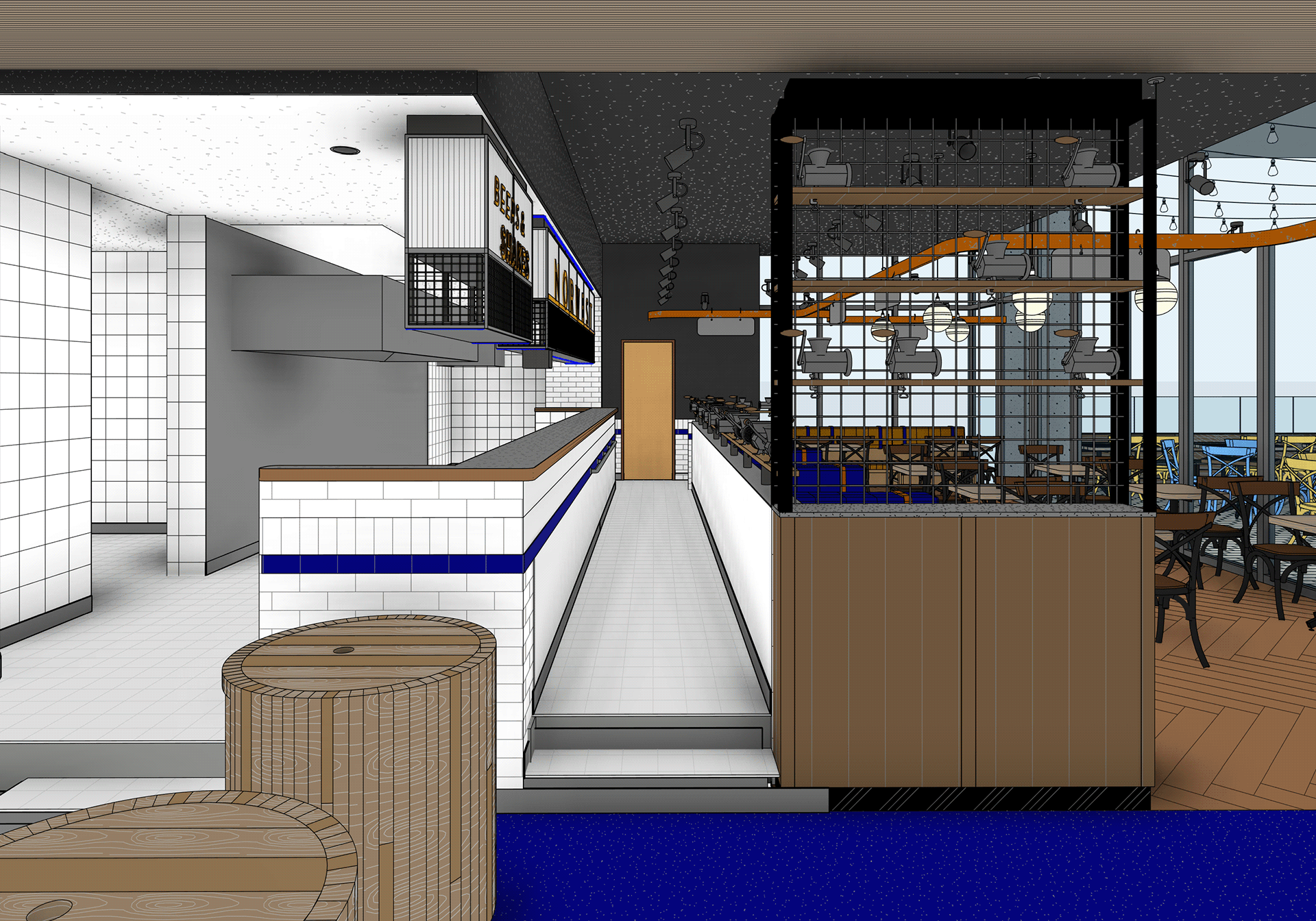 Ribs & Burgers · Bella Vista 餐厅设计丨澳大利亚新南威尔士丨Design Partnership Australia-92