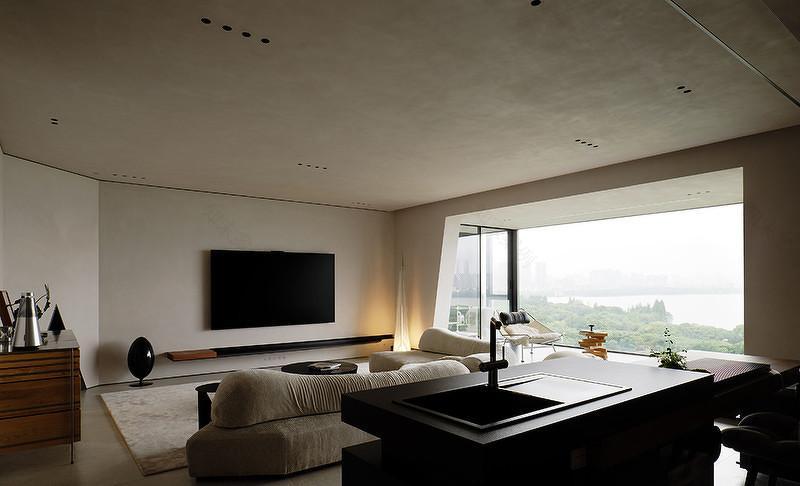 湖景大平层,生活的尽头是极简-36