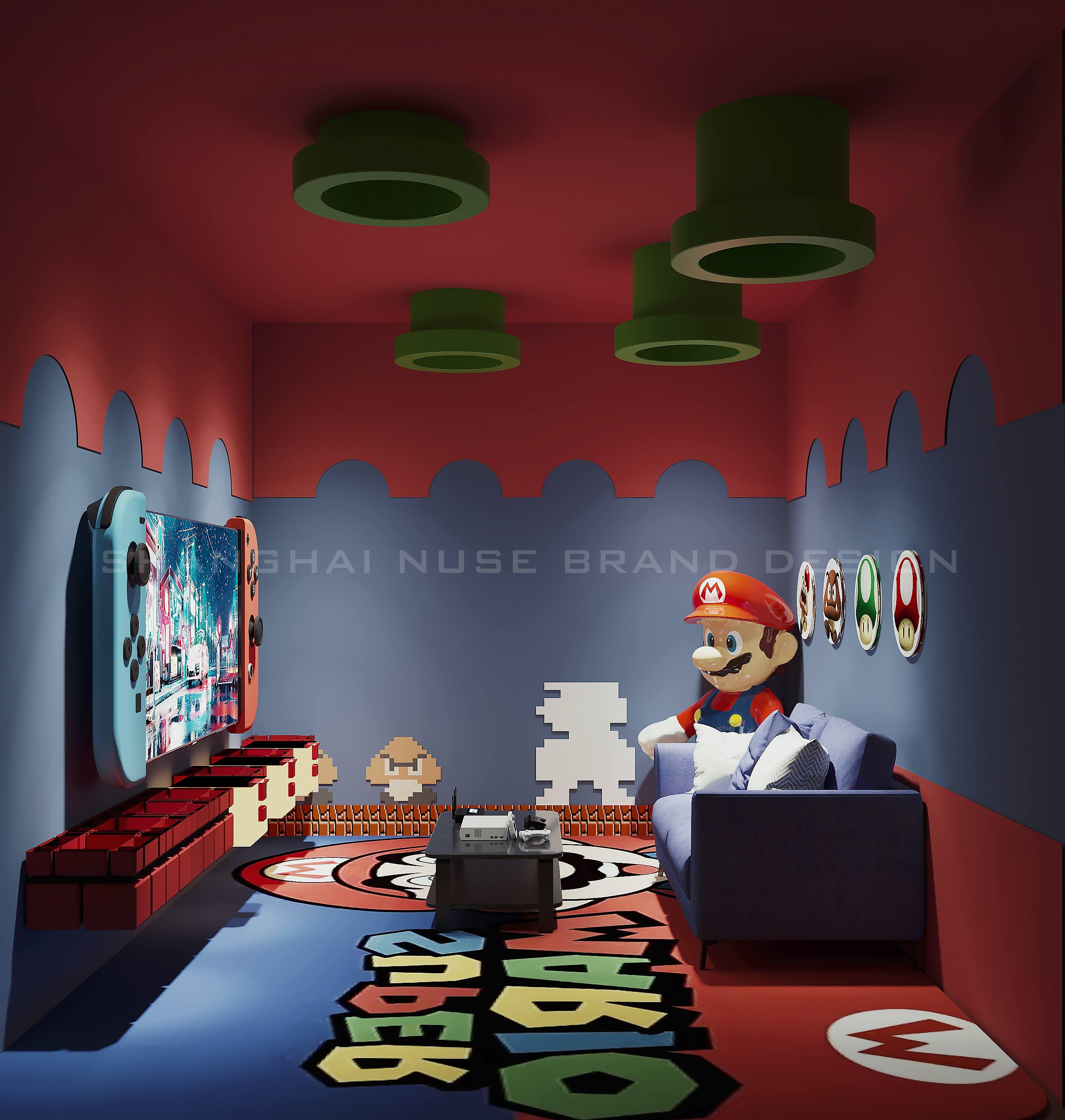 桌游店 IP 沉浸 + 复合社交空间设计丨中国上海丨木村空间设计公司-17