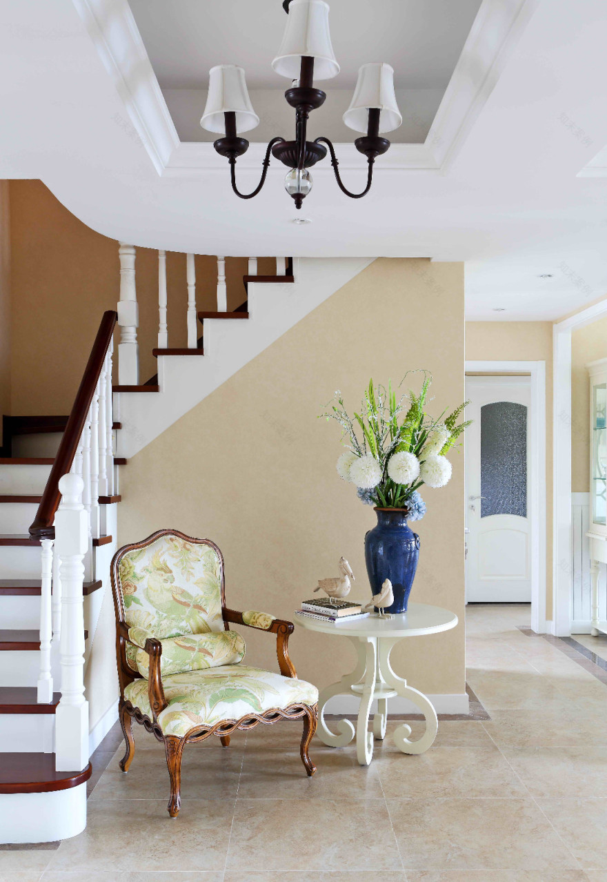 山语城 C2 样板间 | 美式田园风格挑空之家-11