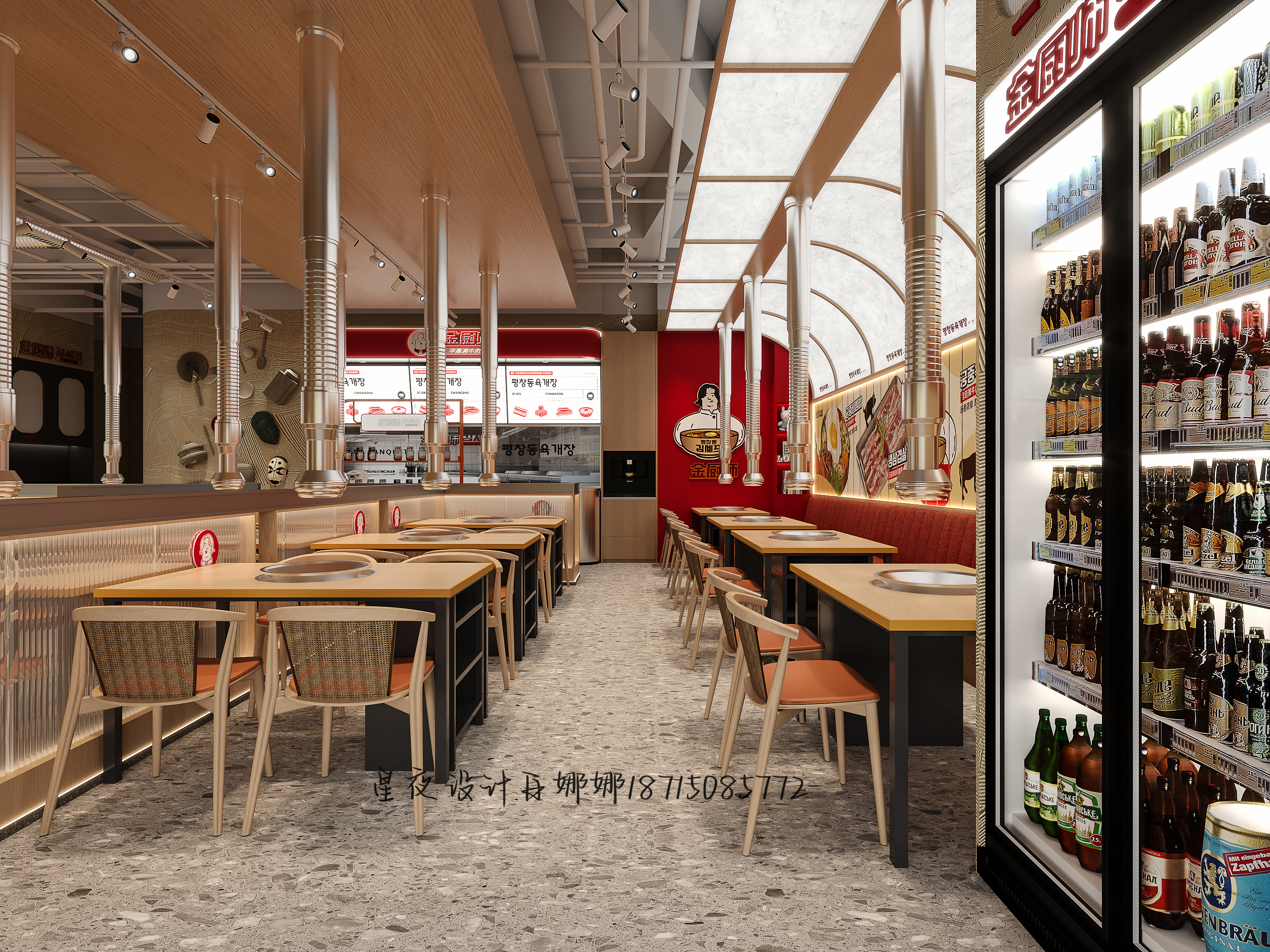 星夜传图--韩式轻奢烤肉店-1