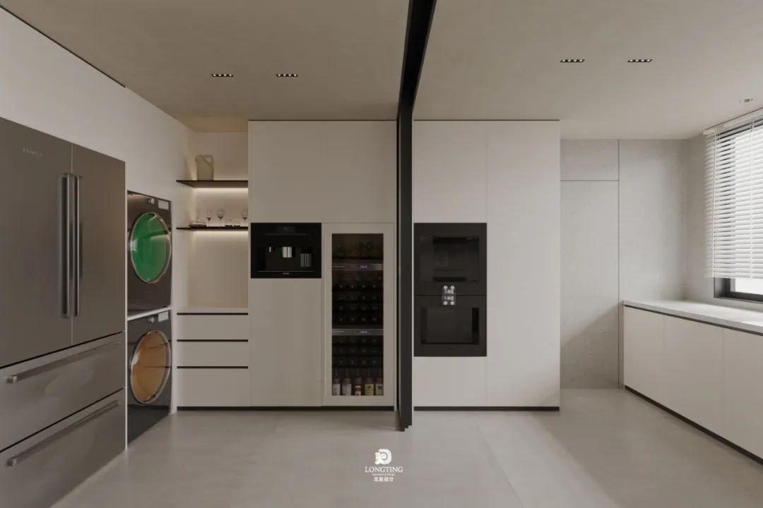 红树湾 200 方,灰褐极简主义家居空间丨龙庭设计-23