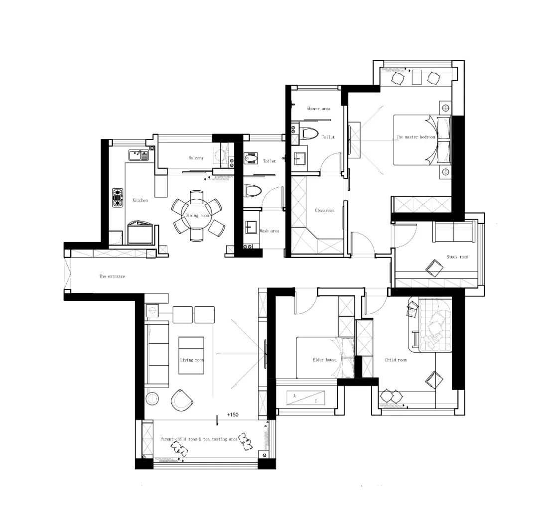 秋日私语 | 北辰三角洲 135㎡简美之家-23