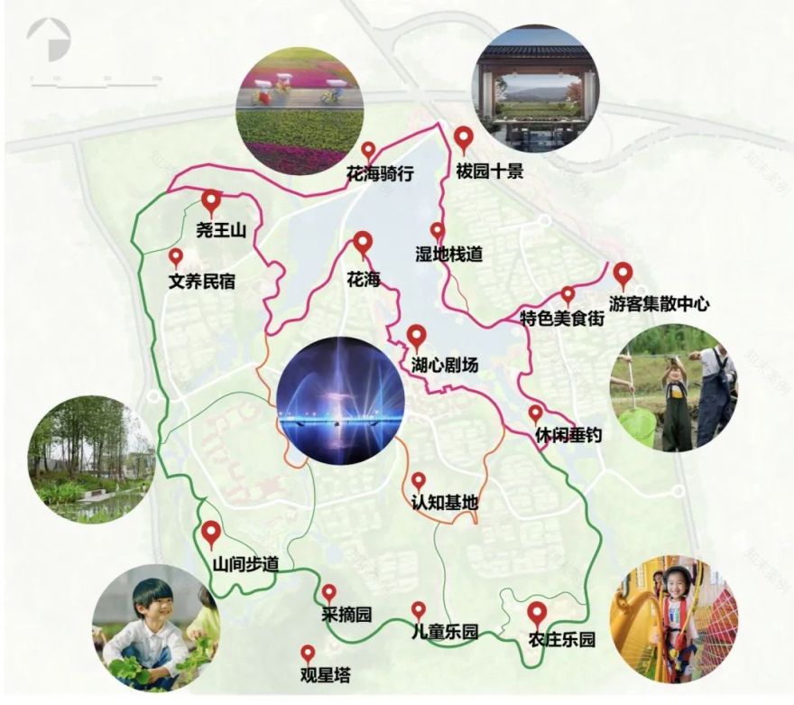 青岛桃李春风小镇 | 田园牧歌与尧王山水的空间叙事-103