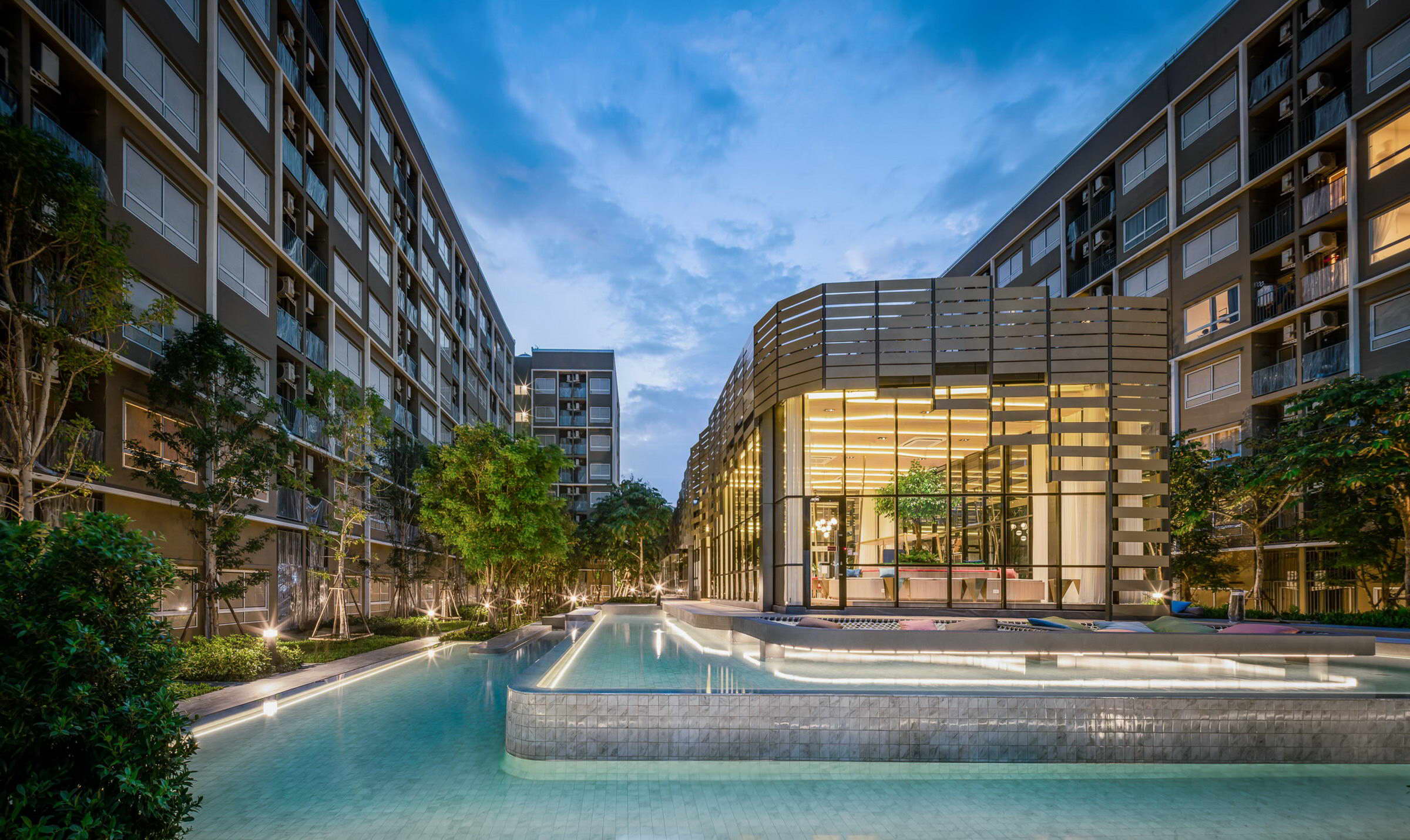 泰国 Plum Alive 二期景观设计 | 被动式生活空间-17