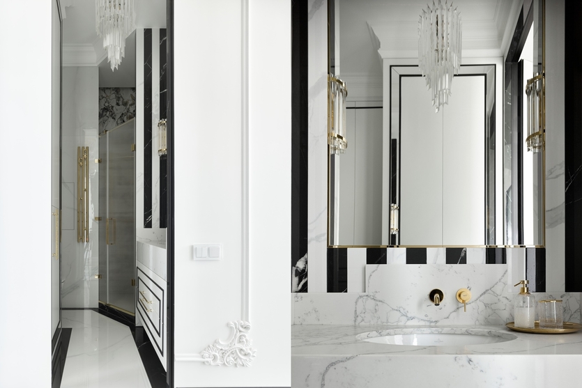 50平米巴黎公寓风格住宅室内设计丨设计师Влада Масорина-48