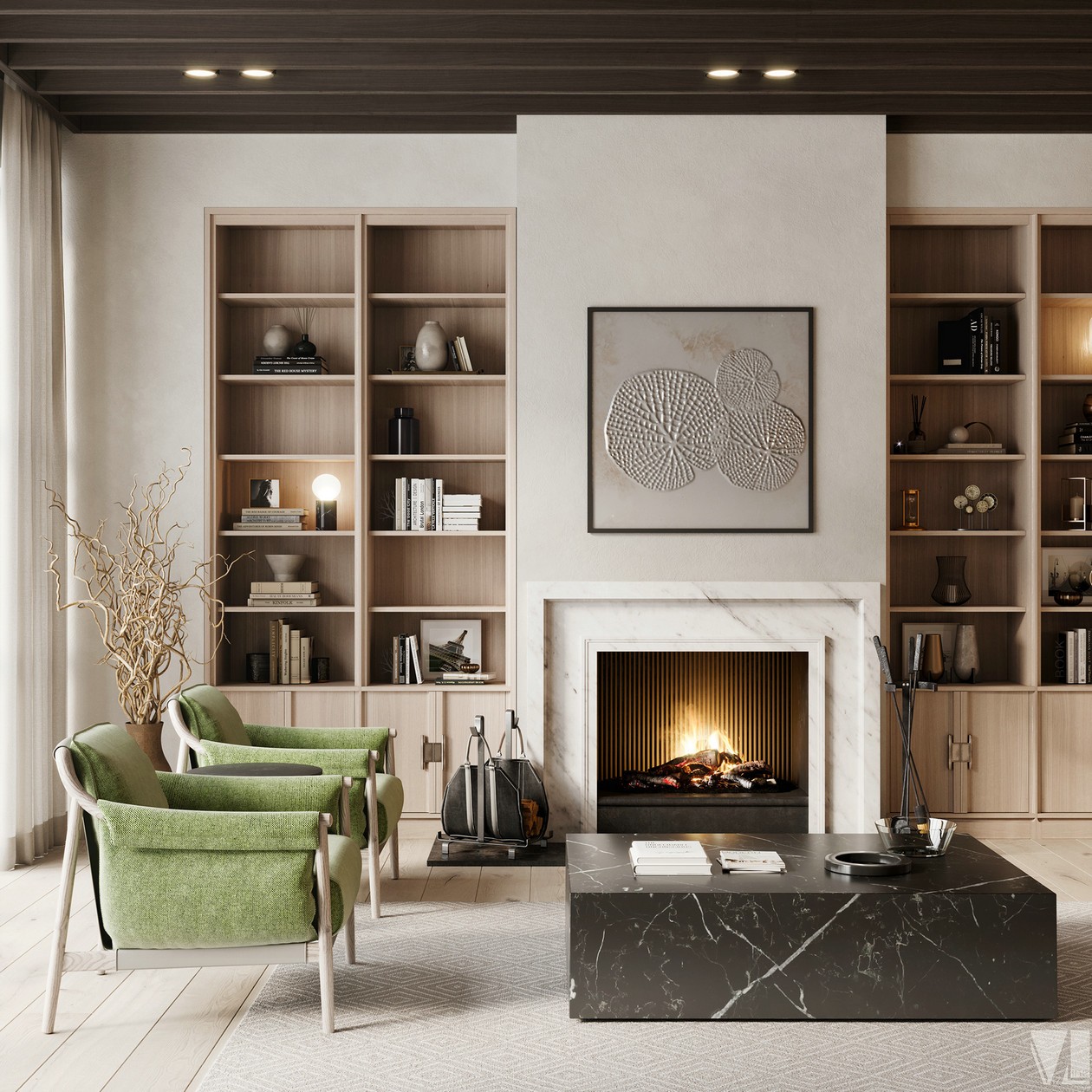 自然而清新的公寓设计-10