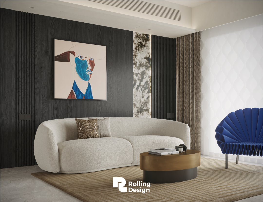 摩登与复古的共舞｜152㎡精装修改造-14