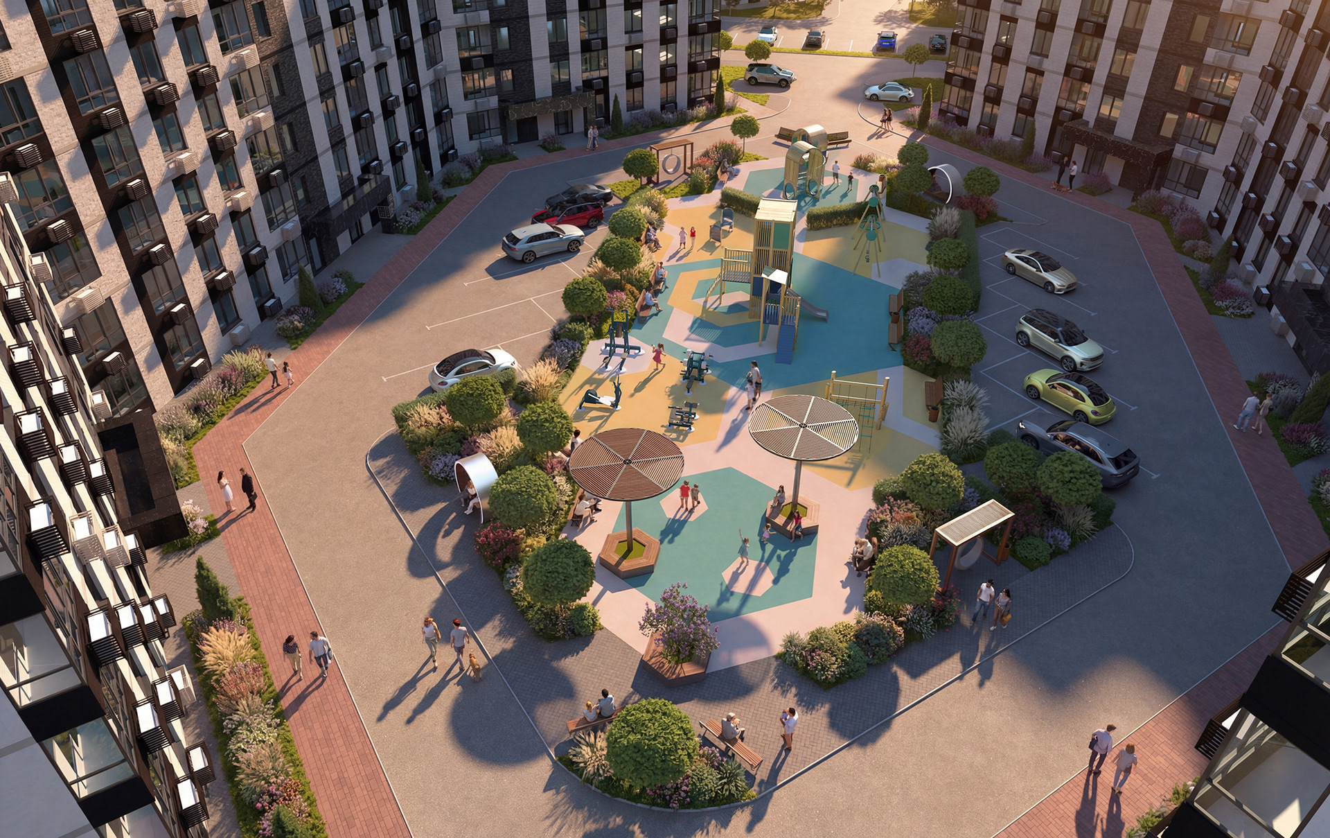 鉴于Residential Comple·表述可能有误，推测可能是Residential Complex ，若如此，翻译为：迈科普的住宅小区 丨RussiaMaykop-33