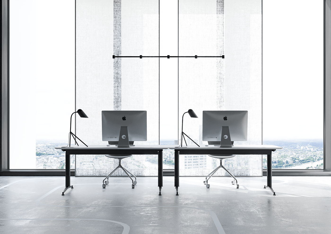 高级灰色系办公空间设计 超有氛围感！-8