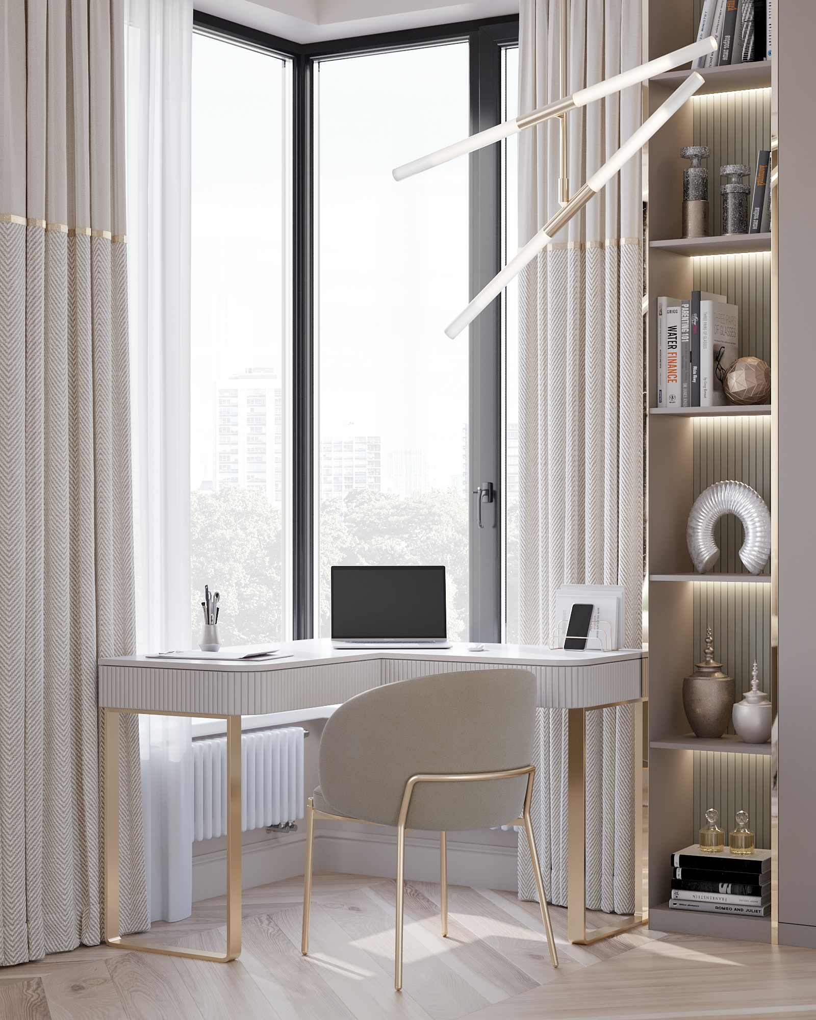 温馨主卧室设计丨@wanted_design-9