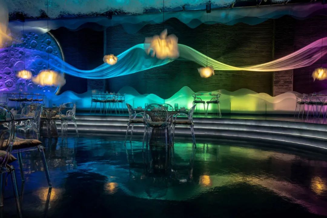 重庆 600㎡概念餐厅“云兮”水墨云雾的梦幻空间-41