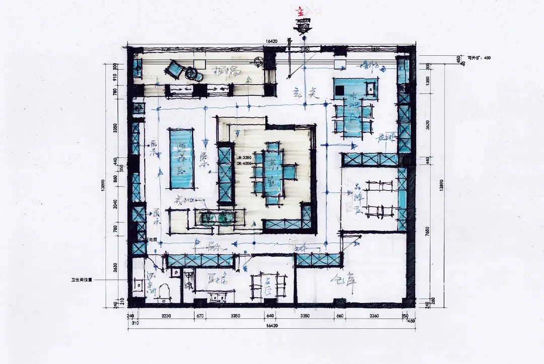 凯丽雅居 | 极简白撞色,艺术涂料与布艺软装的完美融合-43