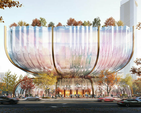 赫斯维克工作室为首尔韩华广场推出波纹沙漏设计丨韩国丨HEATHERWICK 工作室-23