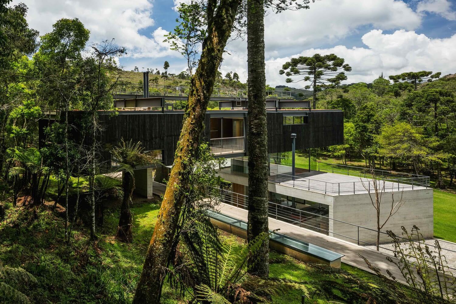 圣保罗Serra da Mantiqueira 山坡住宅                     -21