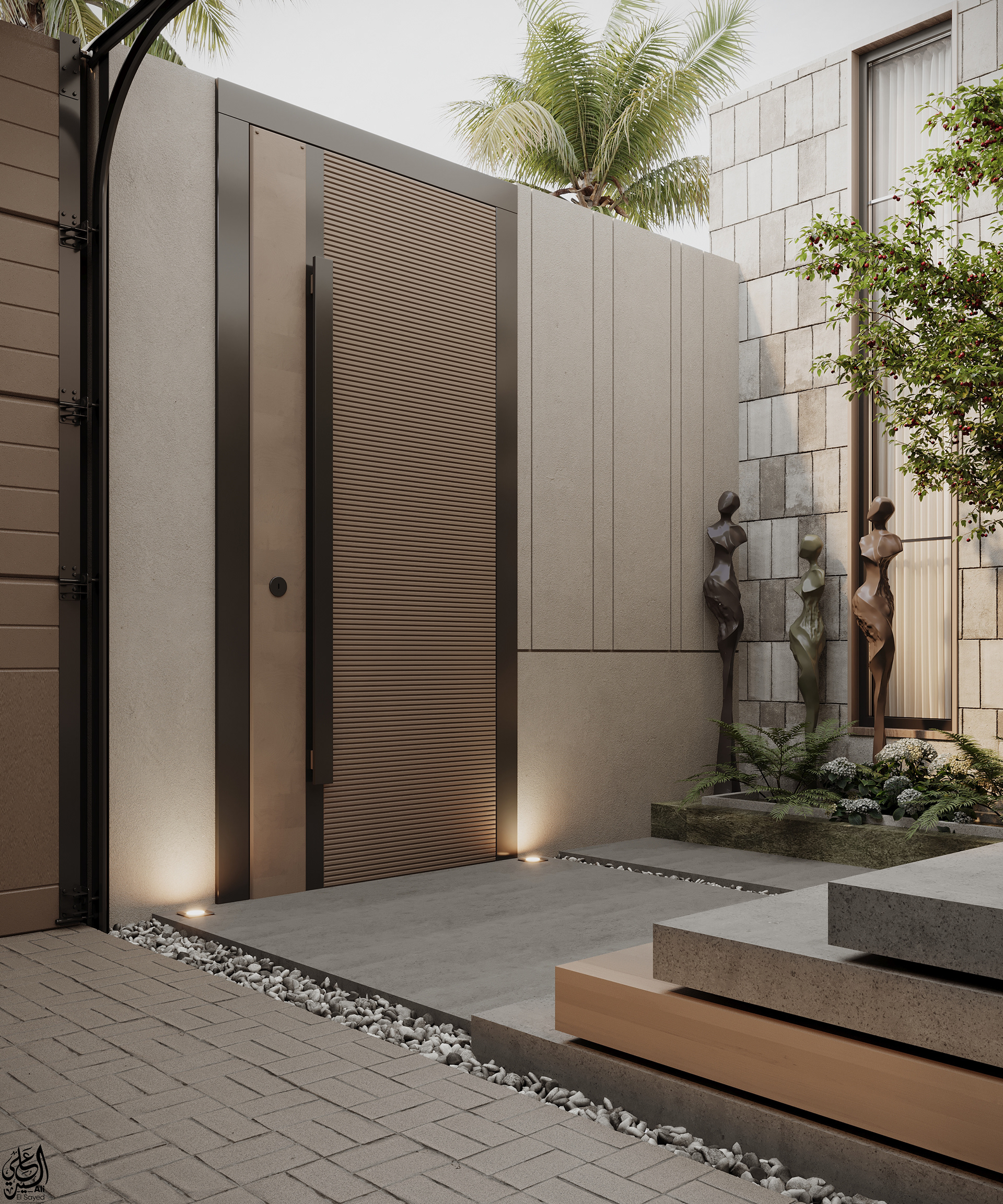 别墅花园景观丨Saudi Arabia-15