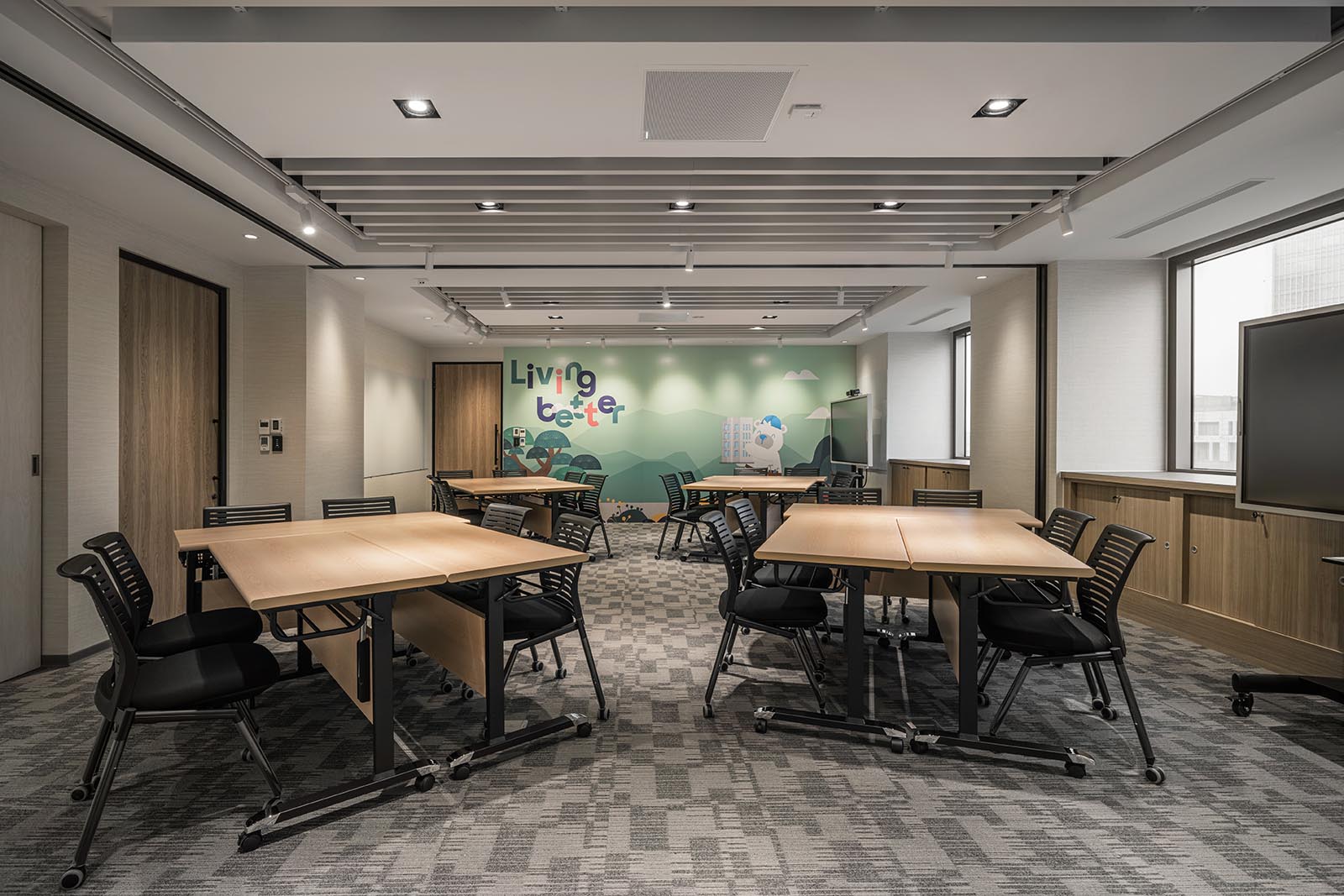 【辦公室室內設計】環保建材也能很優美『遠雄建設辦公室』| 開物設計-13