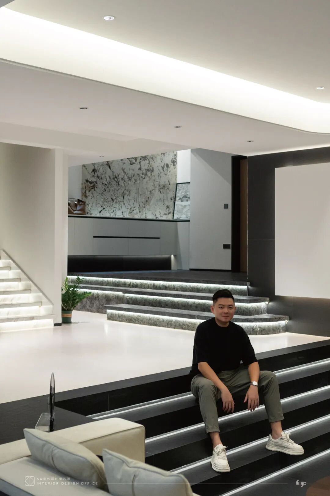 隐于形的交叠  碧桂园天玺450㎡合院别墅丨中国重庆丨KD室内设计事务所-79