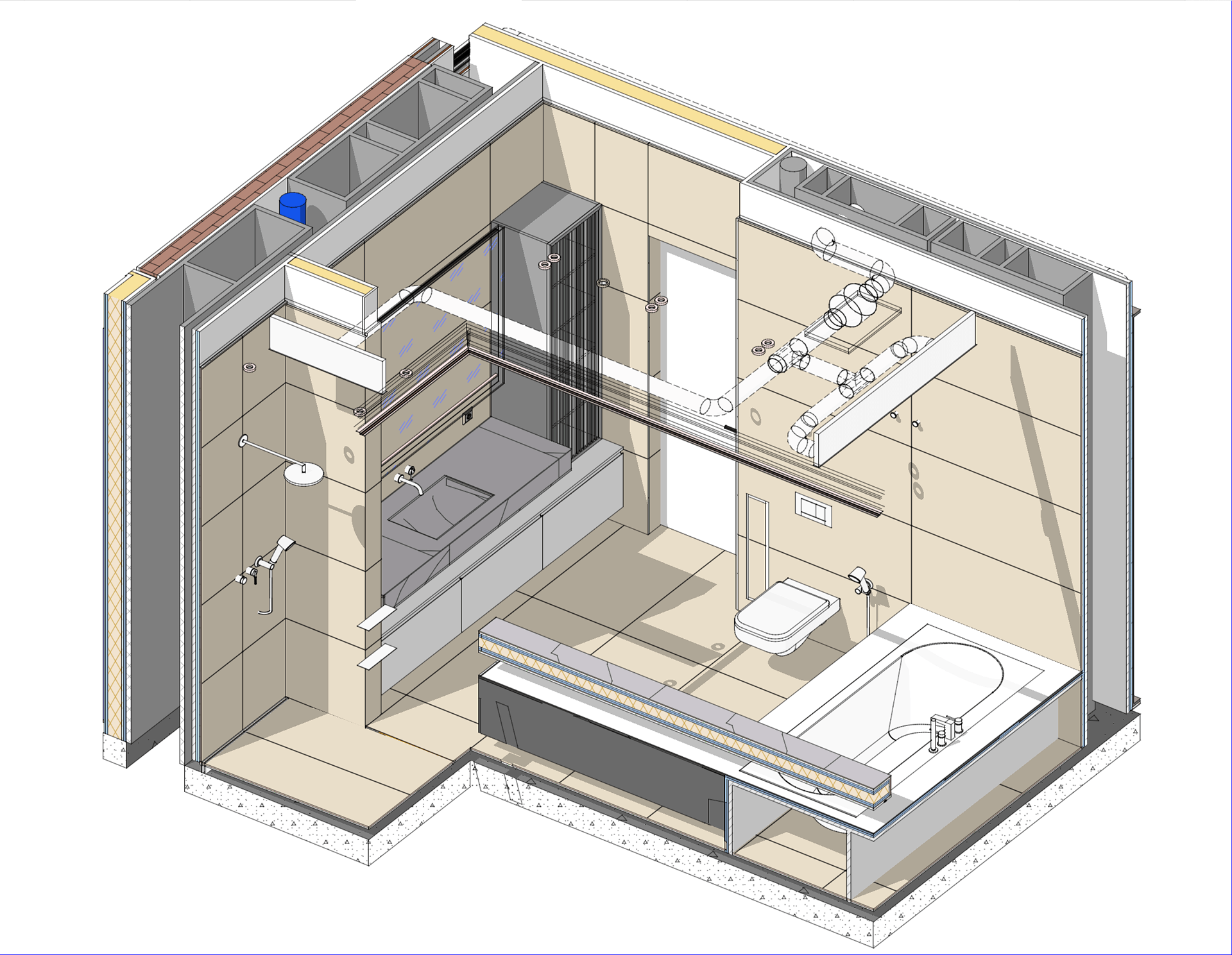 Development of working drawings for design project.-14