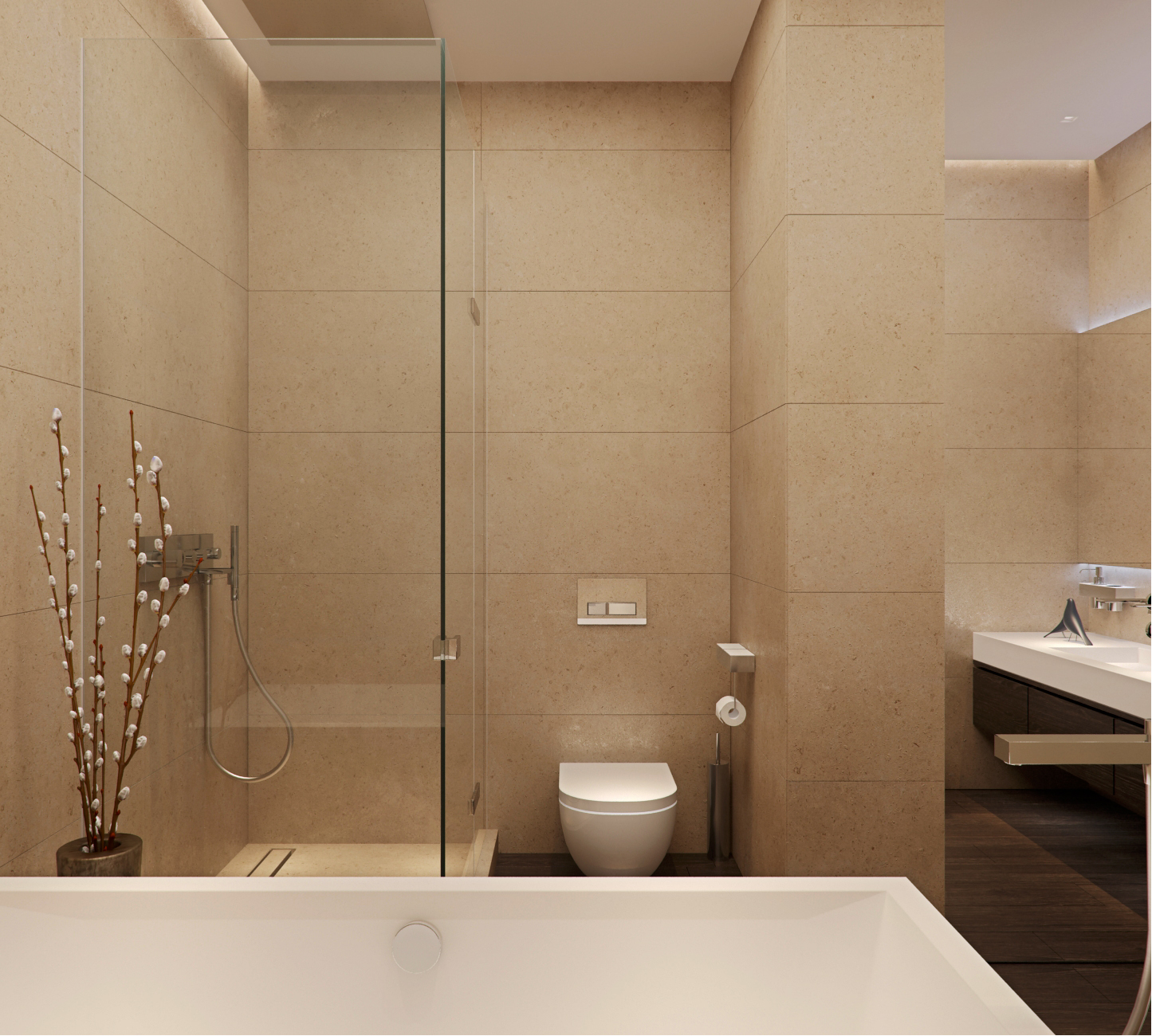 The interior of the apartment 140 m  in residential complex dominion Alexandra Fedorova-11