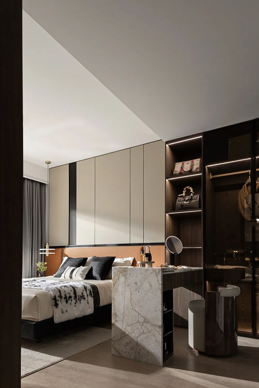 南京秦淮金茂府样板间丨中国南京丨SRD DESIGN 赛瑞迪普-59