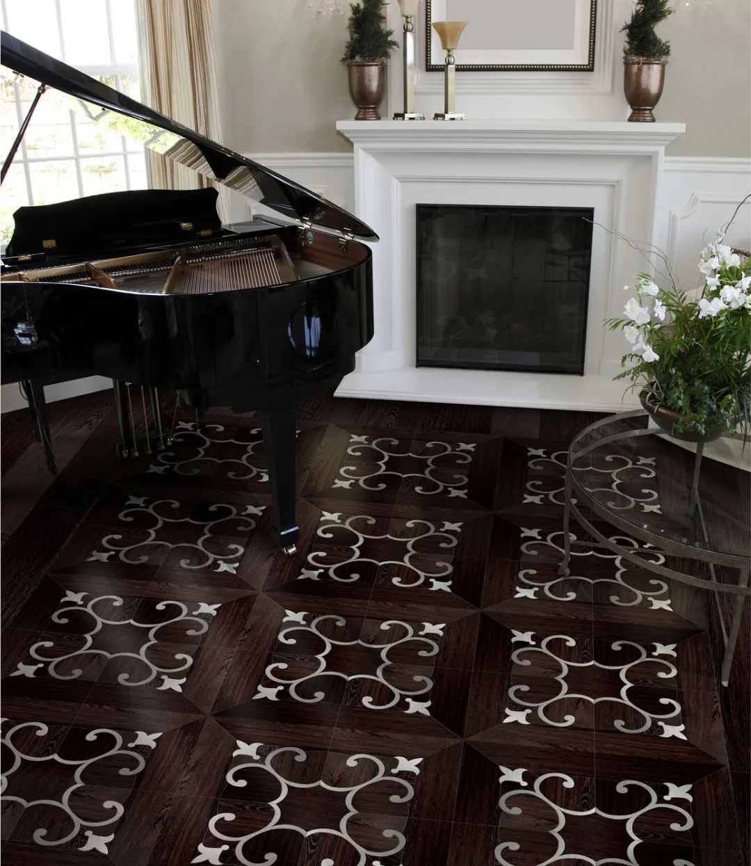 卢森拼花地板,让家潮出圈！丨卢森地板-59