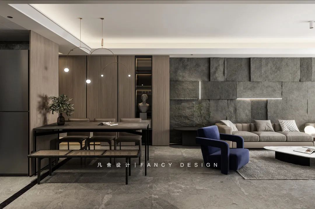 奔跑者的蓝调空间 · 简约纯粹的居家梦想丨中国贵阳丨凡舍设计-18