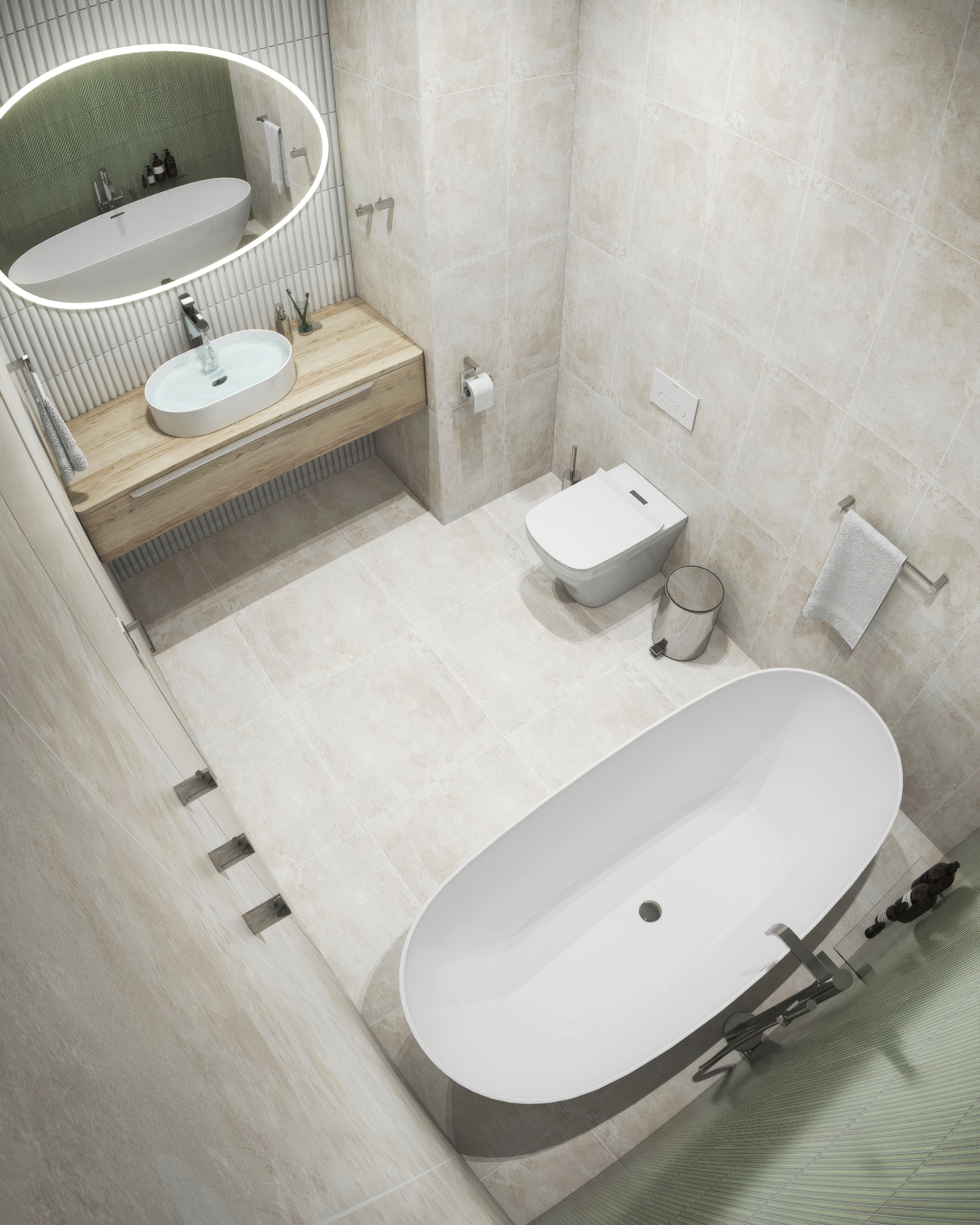 Bathroom Vizualization | 3ds Max + Corona-4