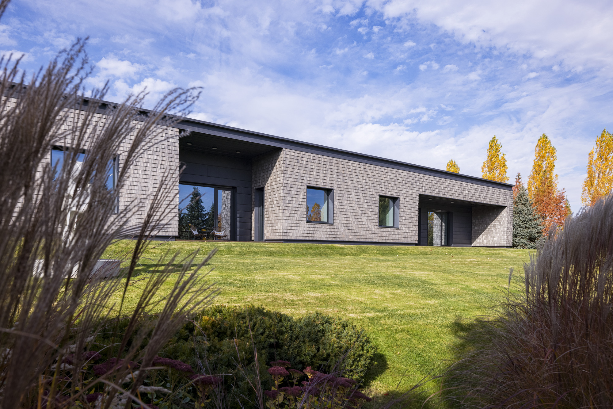 乌克兰岩石花园中的现代别墅丨乌克兰基辅丨Palamarchuk Architects-6