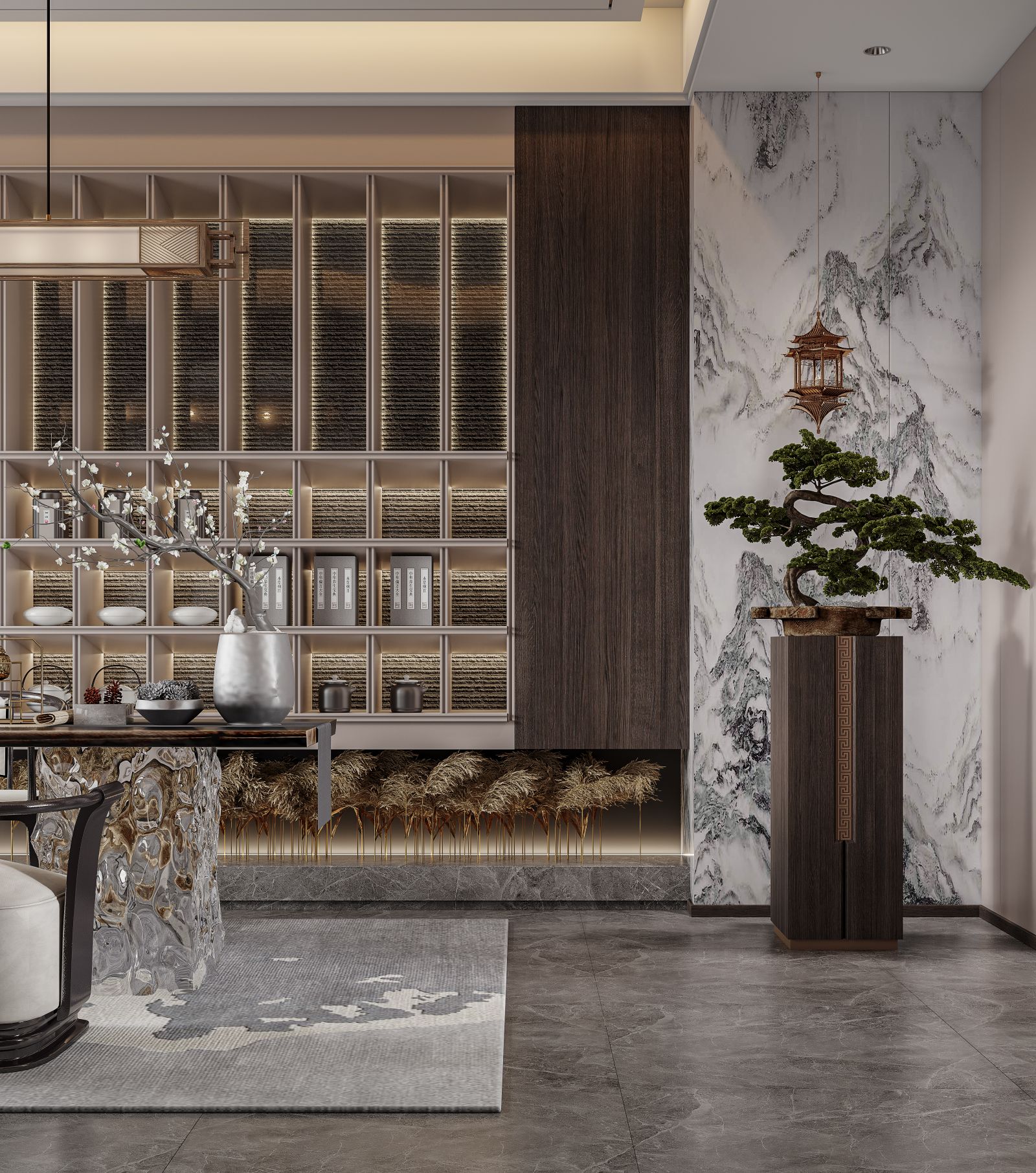 尚书苑刘总复式楼新中式风格设计丨中国湖北-11