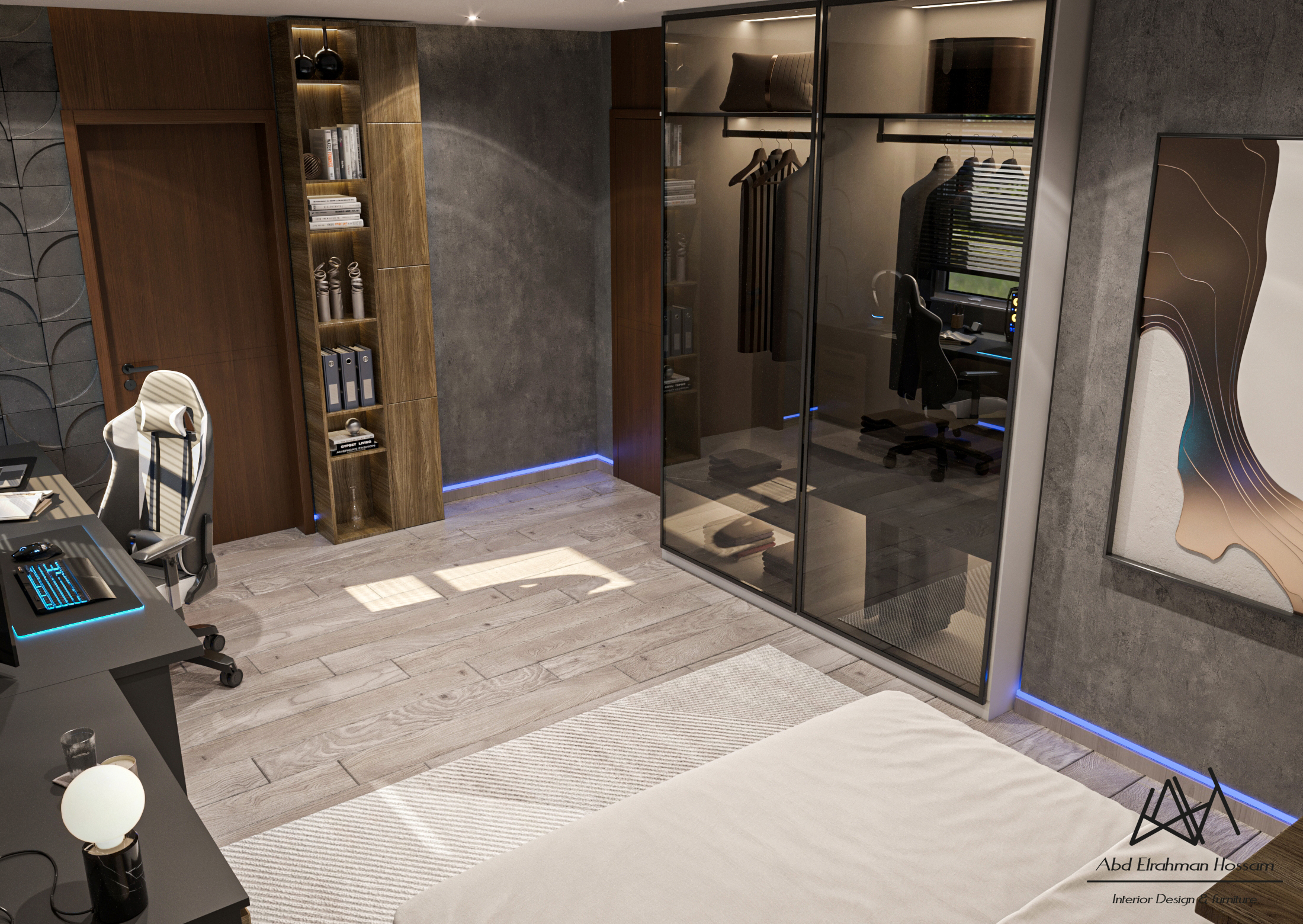 黑色卧室丨沙特阿拉伯-8