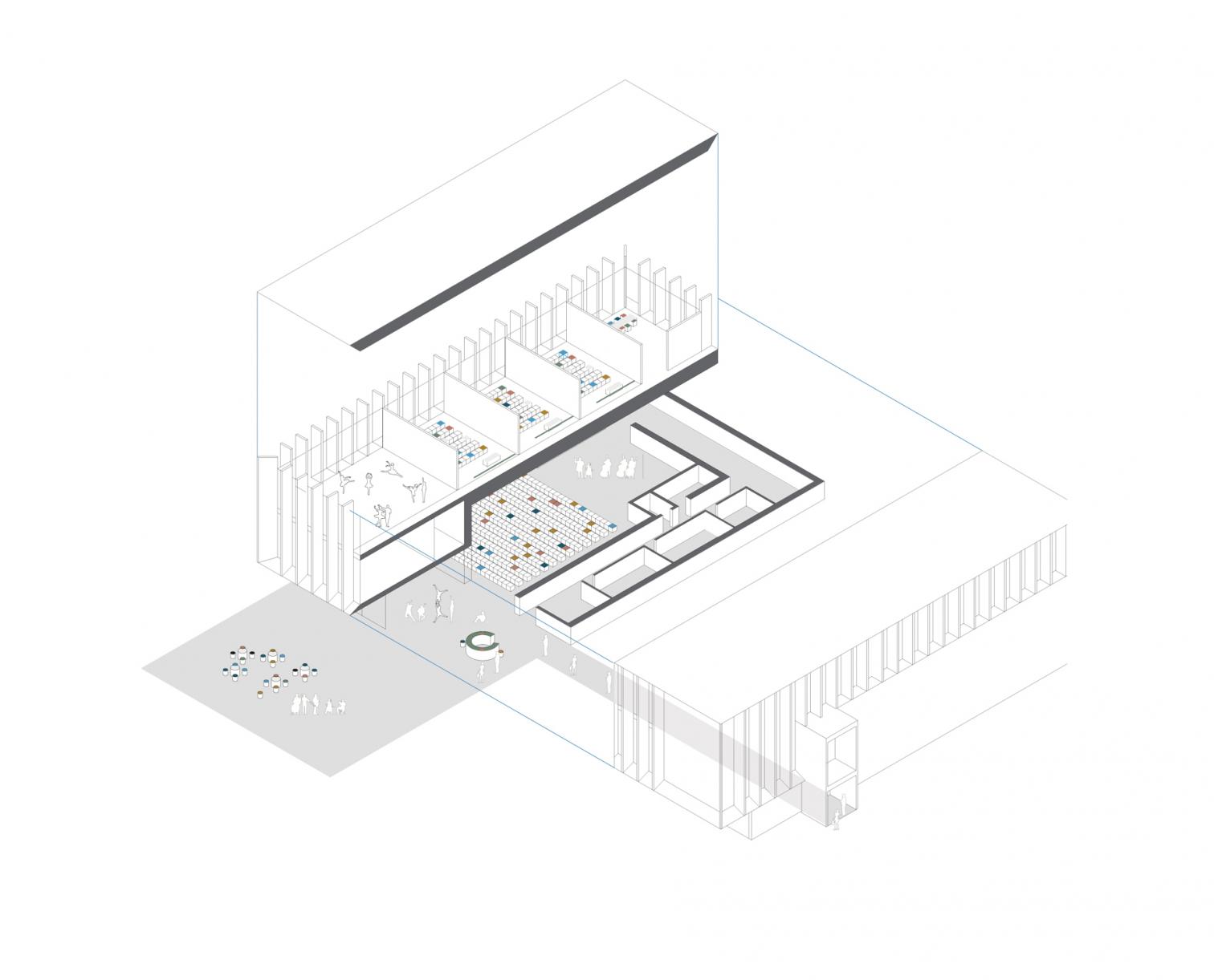 融合战后工业建筑与当代文化的德国 Colonia 社区中心-10