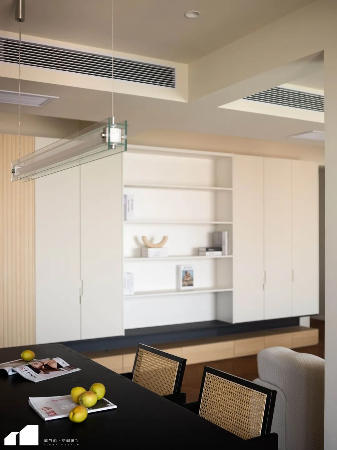 奶油风私宅设计丨留白屿下空间建筑-38