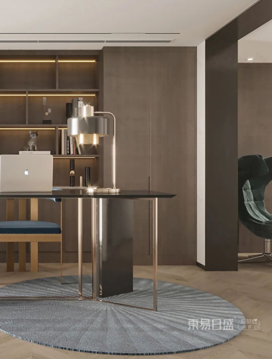400㎡轻奢灰色私宅,家的乌托邦丨东易日盛-41