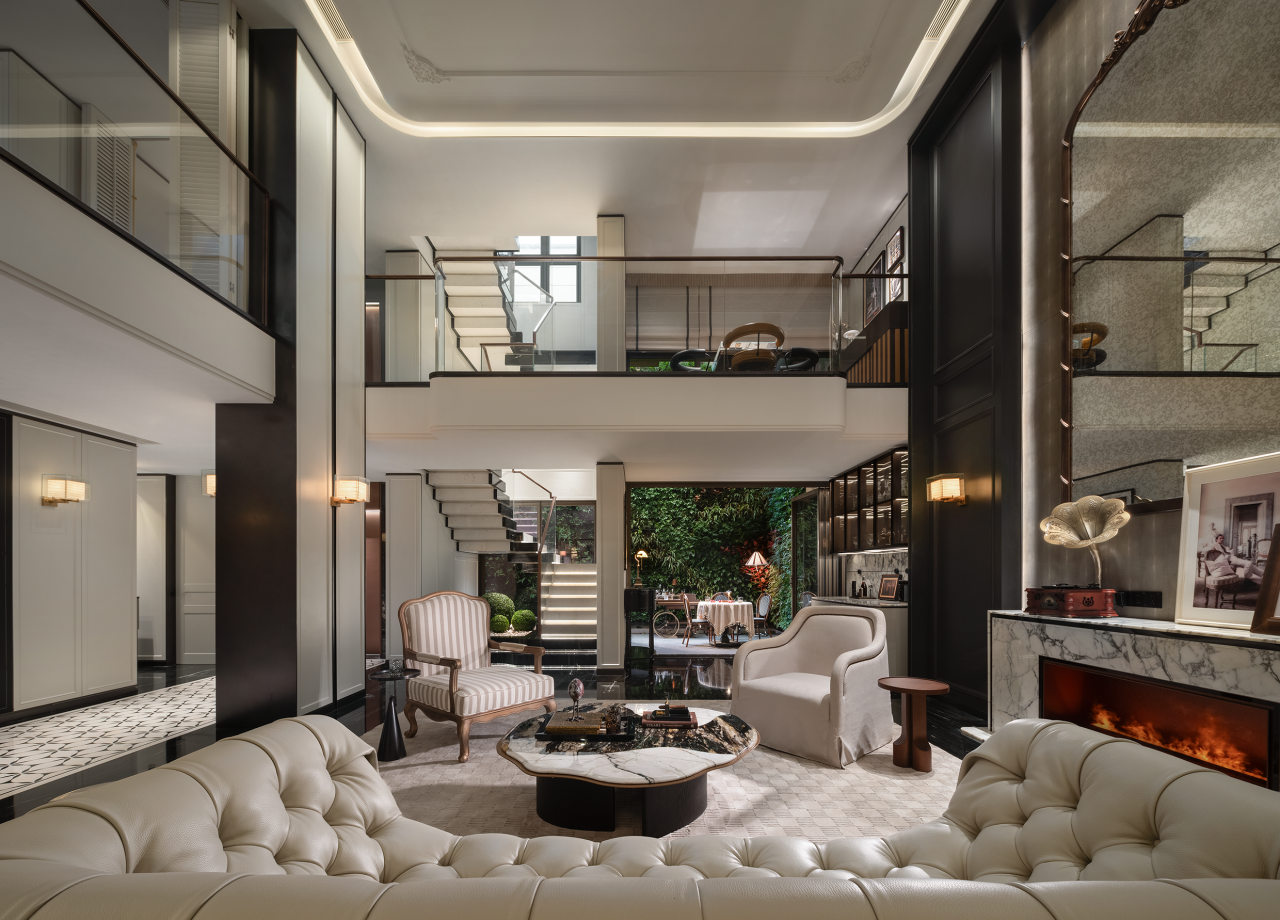 绿城·云栖玫瑰园480㎡样板房丨中国嘉兴丨硬装LYZD李益中设计,软装SIA室内空间设计-2