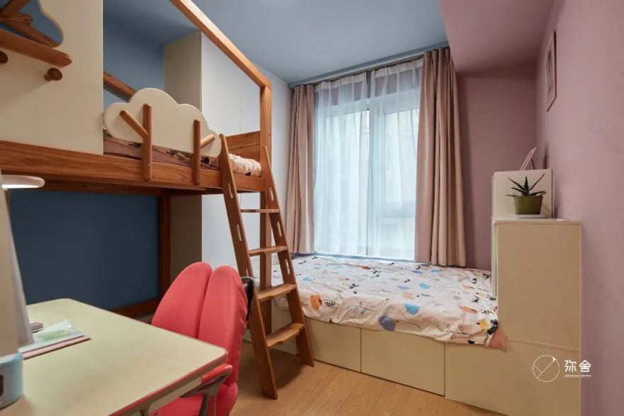 弥舍|老小区160平不规则户型爆改后焕然一新!-87