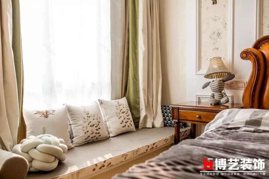 《百合の春天》 | 美式乡村风格,通透采光设计-40